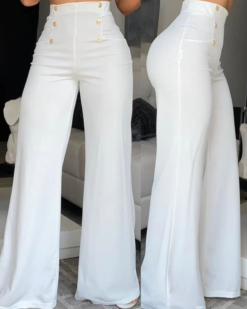 High Waist Wide Leg Bootcut Pants