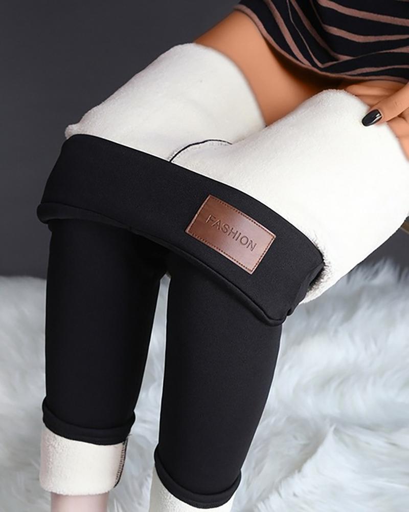 High Waist Super Thick Cashmere Thermal Leggings