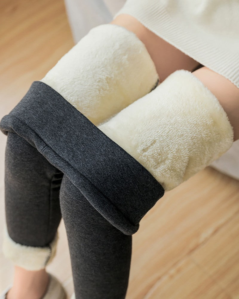 High Waist Super Thick Winter Fleece Thermal Leggings