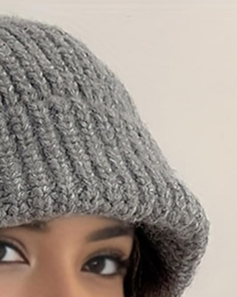 Knit Winter Warm Cuffed Beanie Hat