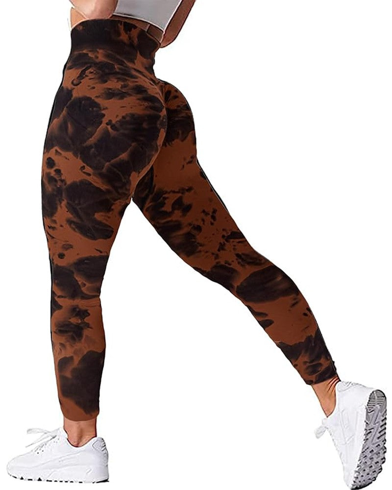 Seamless Butt Lift High Waist Tie Dye Yoga Pants Workout Leggings