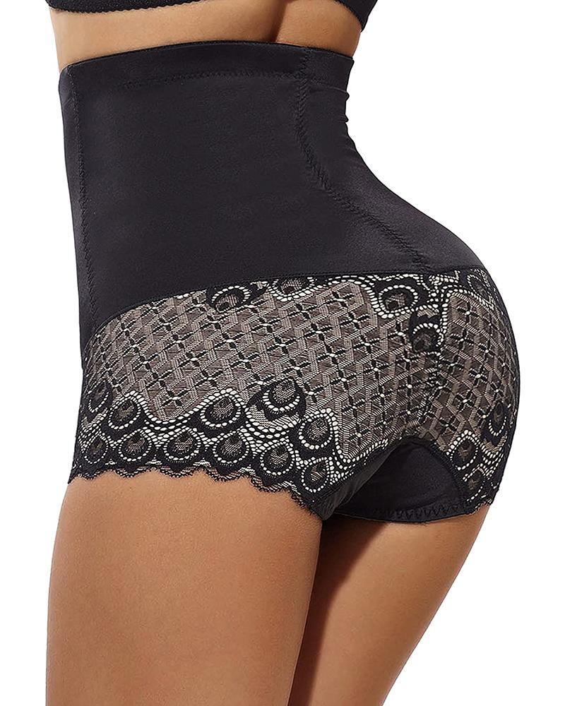 Lace Body Shaper Tummy Control Panty Slim Waist Trainer