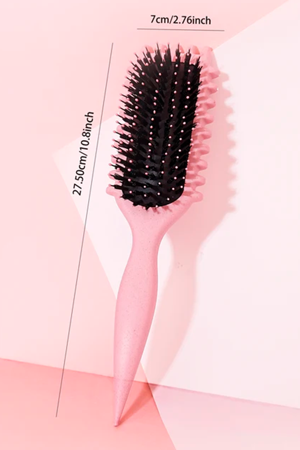 Pink Curl-Enhancing Air Cushion Comb