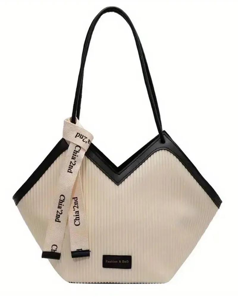 Large Capacity Asymmetrical Tote Bag