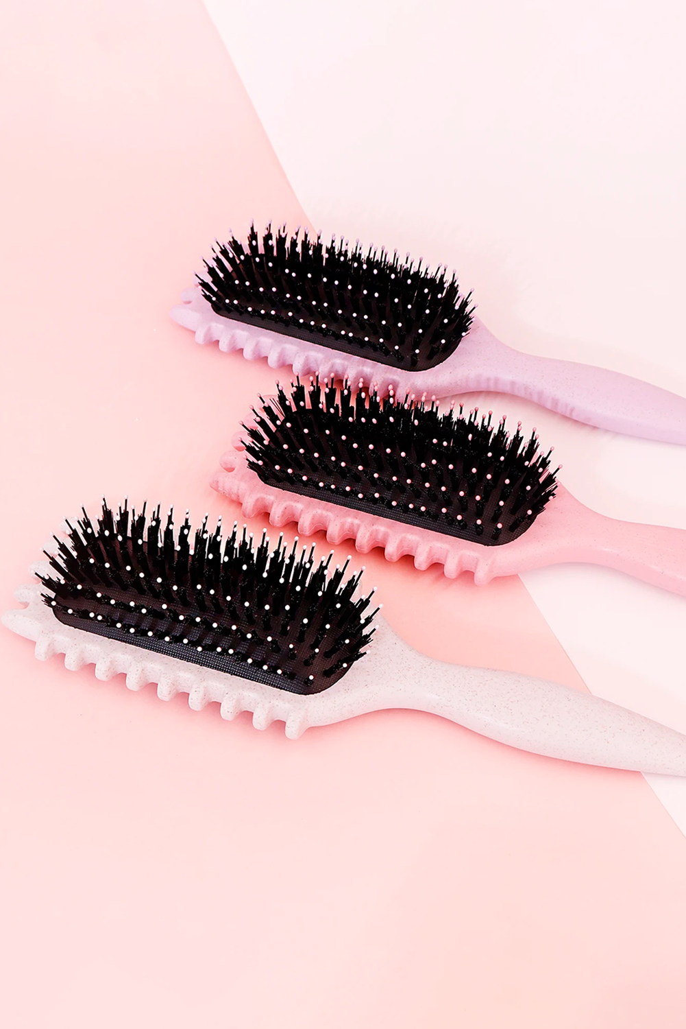 Pink Curl-Enhancing Air Cushion Comb