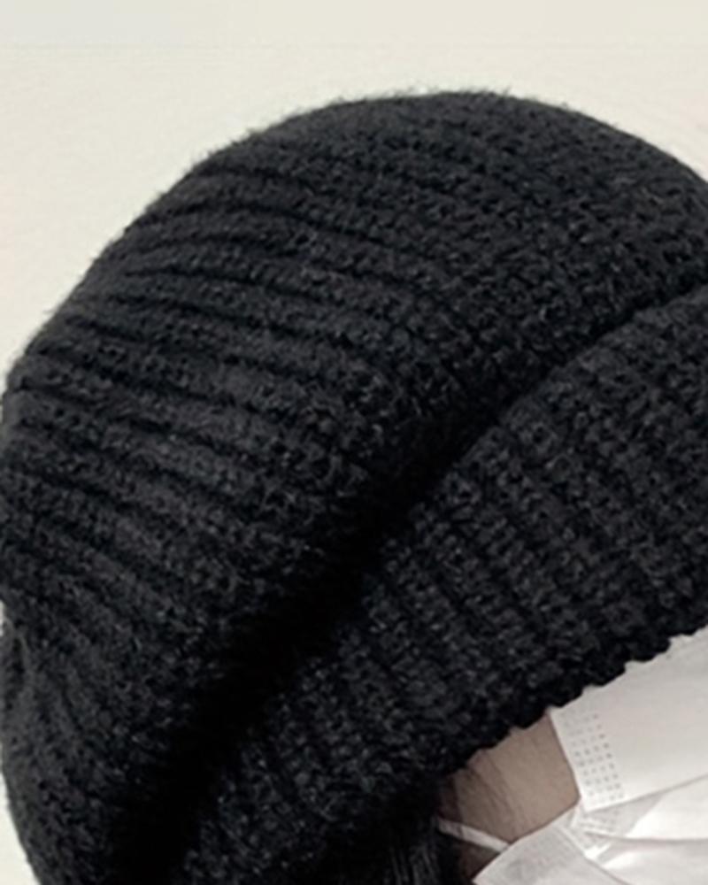 Knit Winter Warm Cuffed Beanie Hat