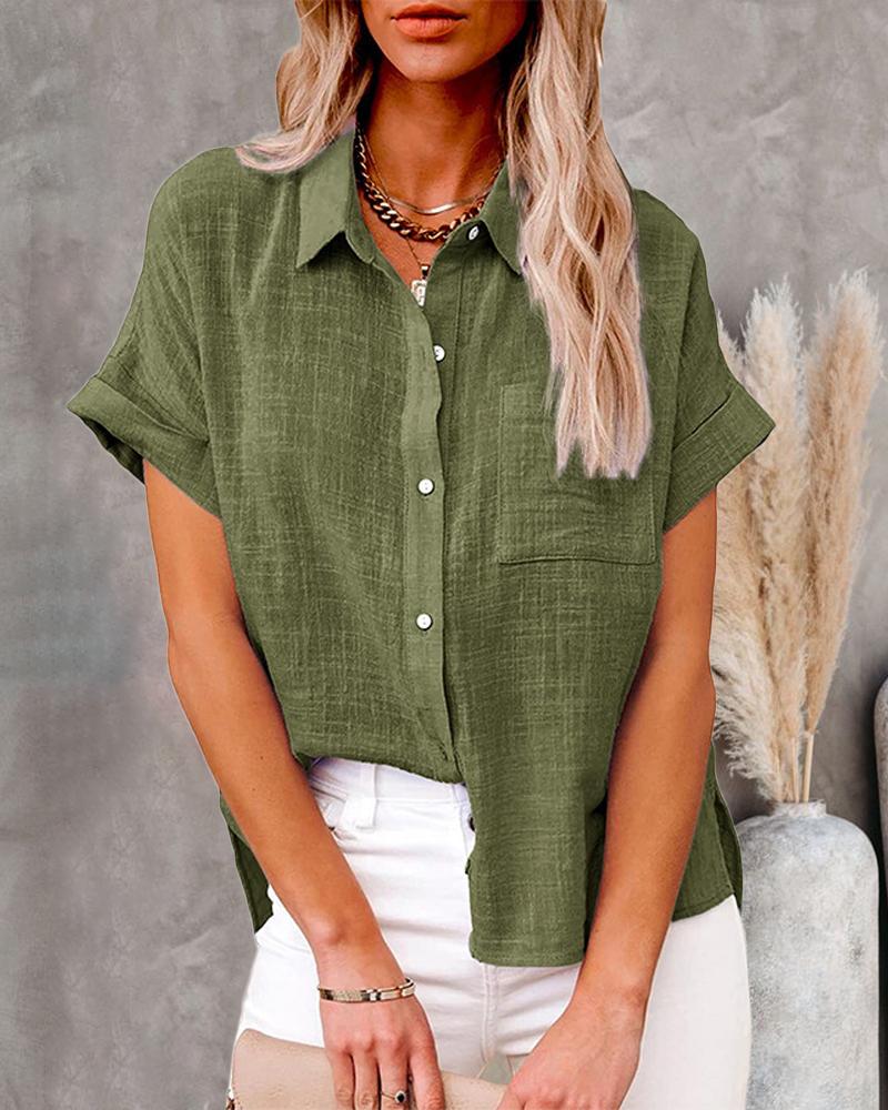 Short Sleeve Button Down Shirt