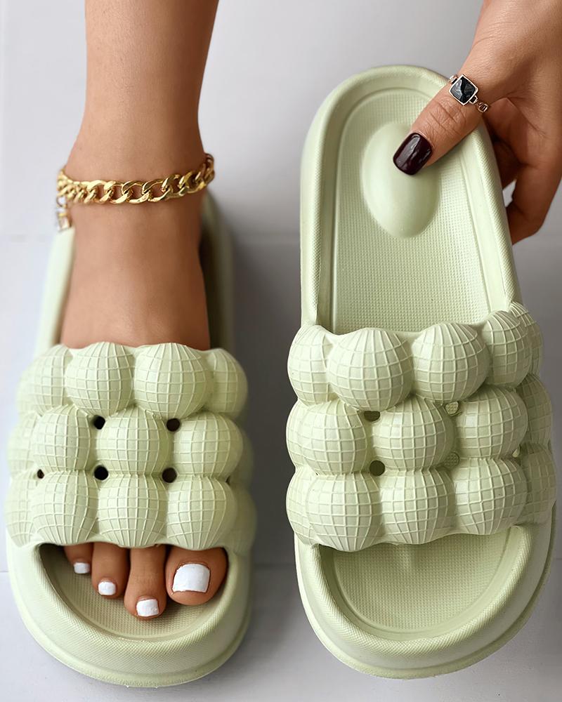 Non Slip Soft Bubble Slippers