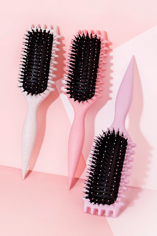 Pink Curl-Enhancing Air Cushion Comb